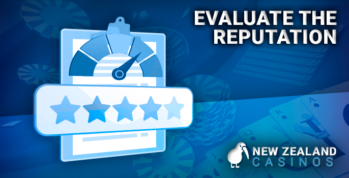 Reputation analysis of online casinos in New Zealand - reviews and ratings
