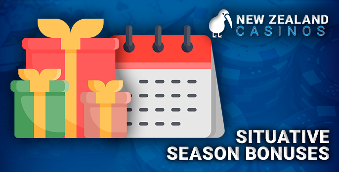 Seasonal bonuses at online casinos - which days a Kiwi player can get them