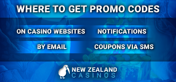 Get a promo code for a NZ player - where to find a bonus code