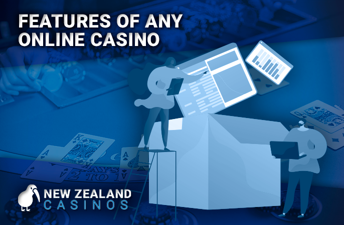Characteristics of online casinos in New Zealand - a list of features