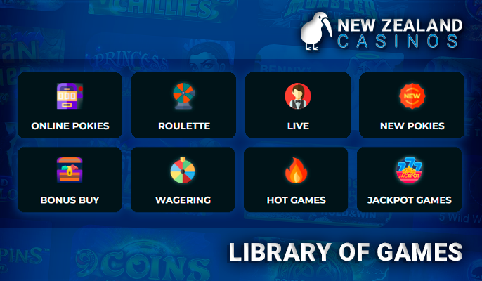 The variety and number of games in online casinos - categories of casino games in the lobby