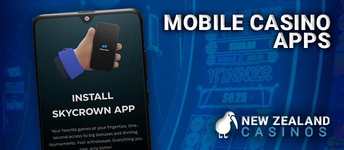 Mobile applications for playing online casinos in New Zealand - how to download and start playing