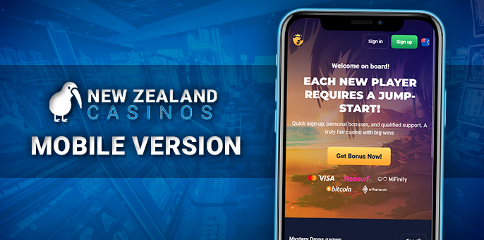 Mobile casino for New Zealand players - Playing on mobile devices