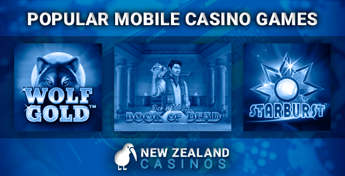 Gambling games popular among mobile casino players - a list of games