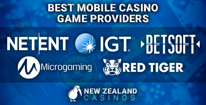 Software providers making casino games for mobile devices