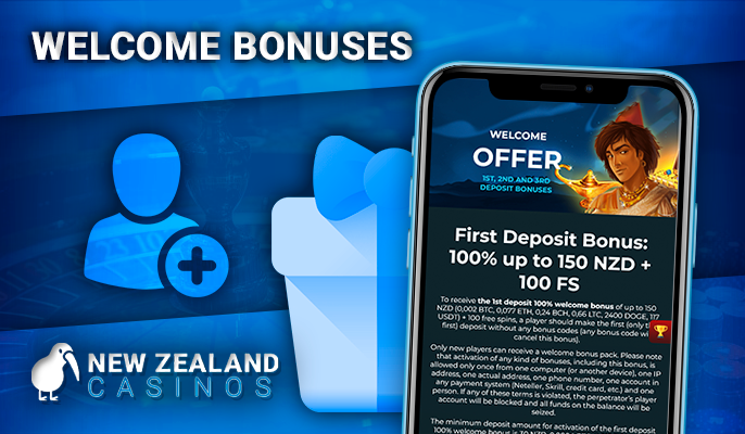 Welcome Bonus for New Zealand Player at Mobile Casino
