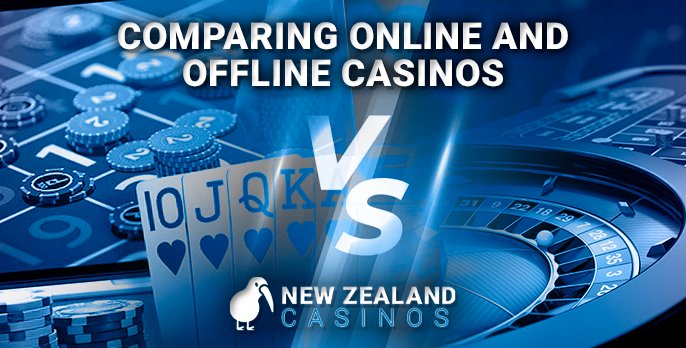 Comparison of online and offline casinos in New Zealand - pros and cons