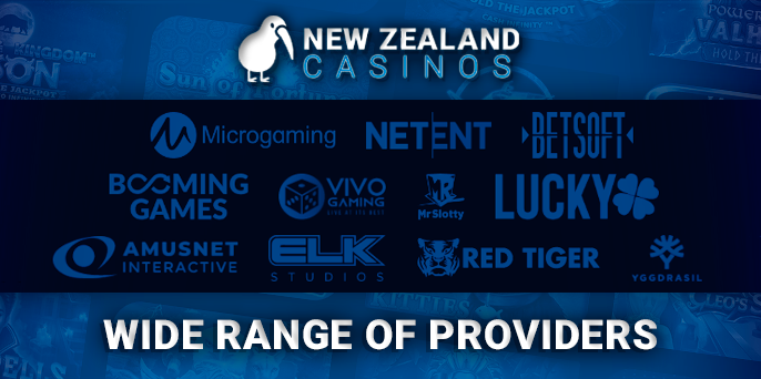 Pokies providers in casinos - the number and variety