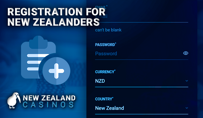 Casino registration for players from New Zealand