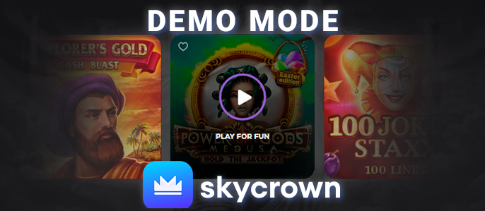 Test mode at SkyCrown Casino - try to play for free