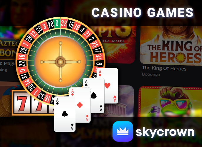Gaming at SkyCrown Casino - game categories