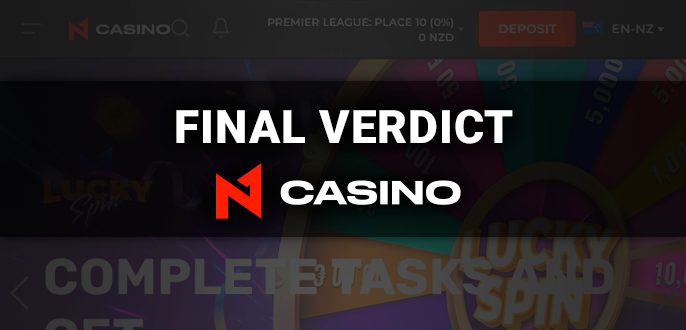 The results of the review N1 Casino - conclusion and information about the project
