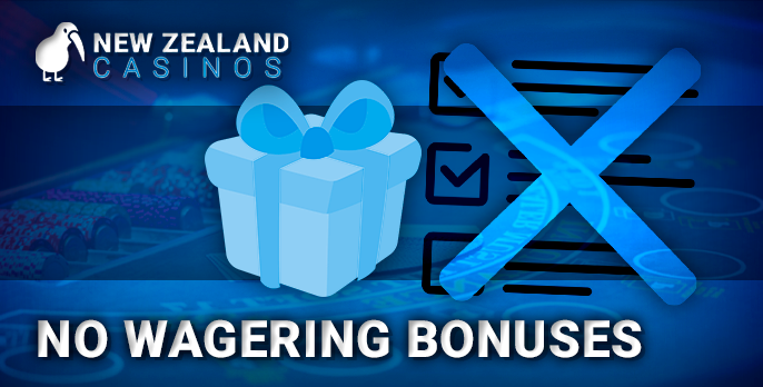 No wagering bonus offer for New Zealand players