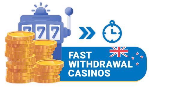 Quick withdrawals at casinos in New Zealand - list of casinos with the fastest payouts