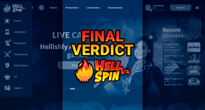 Conclusion on Hell Spin casino with a final review