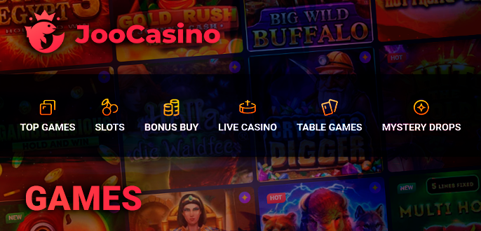 Joo Casino gambling categories for Kiwi players