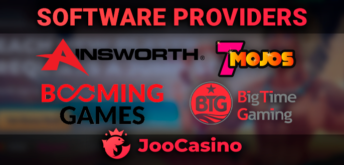 Gambling providers working with Joo Casino - a list of providers