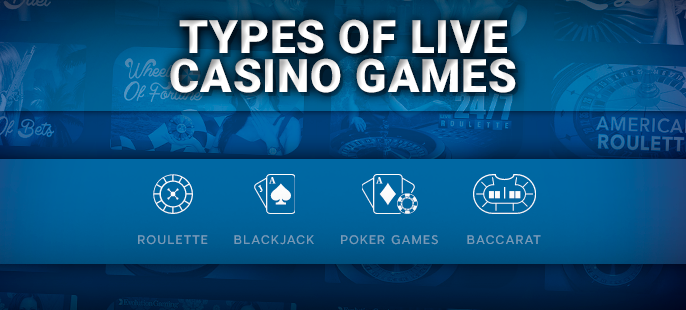 Types of live games in casinos in New Zealand - poker, roulette, baccarat,