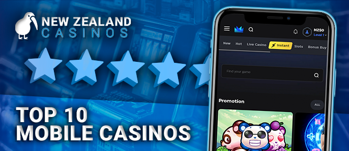 Top 10 casinos that a player from New Zealand plays via phone