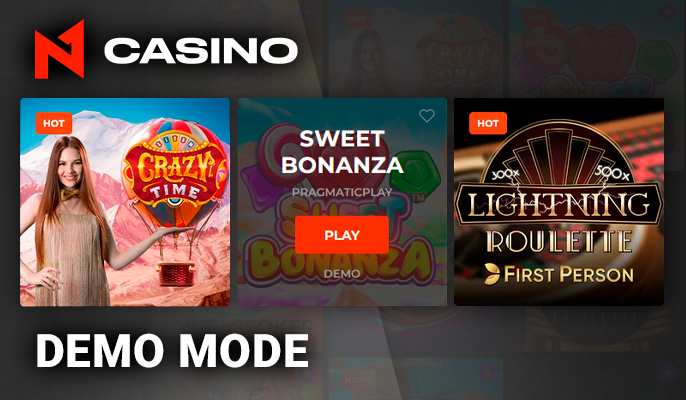 Play free gambling at N1 Casino - demo mode games