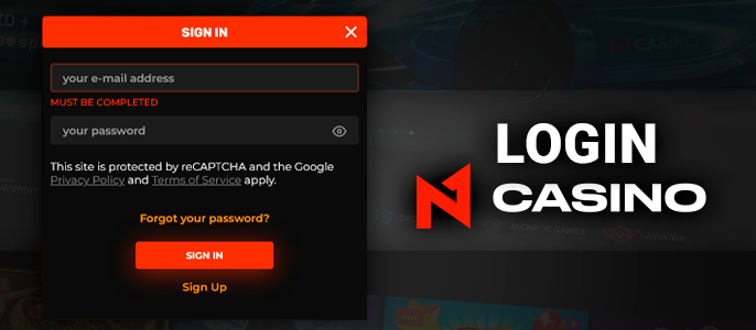 Login to N1casino - how to access your account