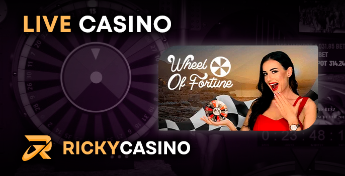 Live games at Ricky Casino for NZ users
