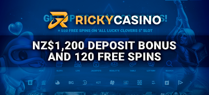 Real Money on Ricky Casino and its bonus offer for new Kiwis players