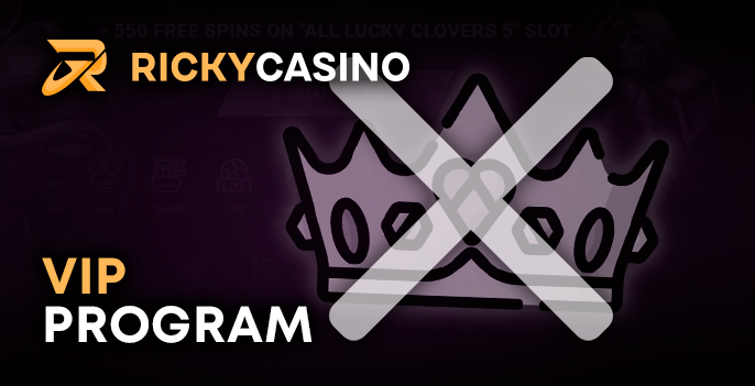 Loyalty Program at Ricky Casino - is there a VIP program at the casino