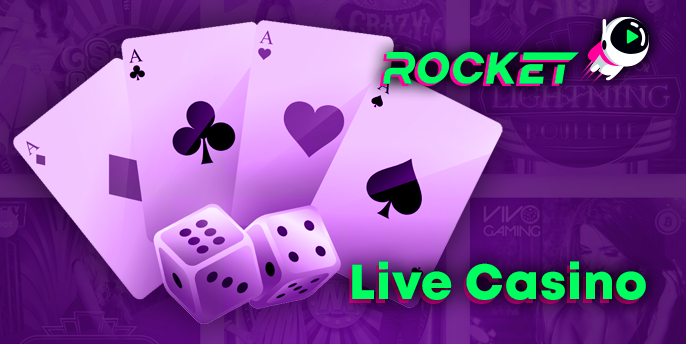 Live games on Casino Rocket for NZ players