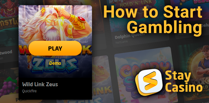 How to start playing at Stay Casino for real money - step by step instructions