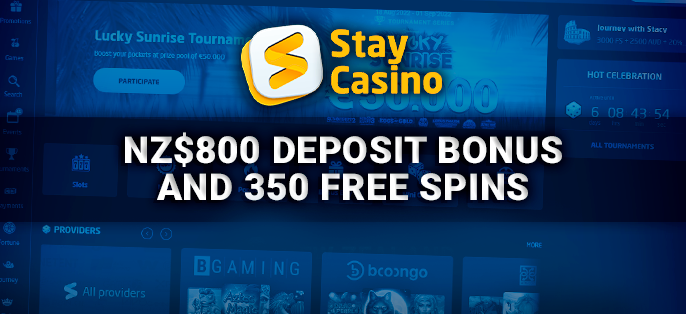 Stay Casino and its bonus offer for new Kiwis player