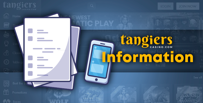 Information about safe gaming at Tangiers Casino