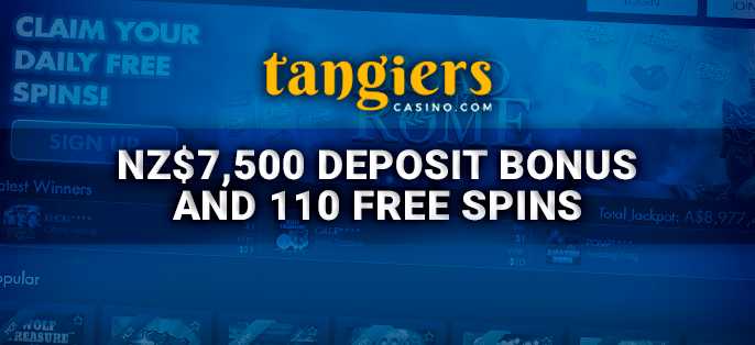 Tangiers Real Money Casino and its bonus offer for new Kiwis players