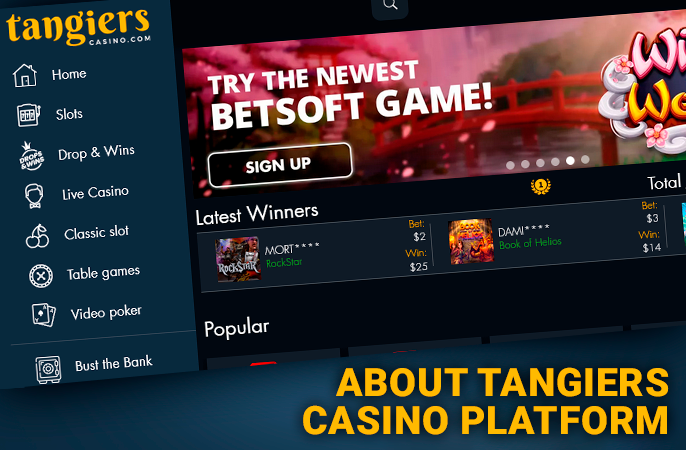 Introducing Tangiers Casino to new players with detailed information