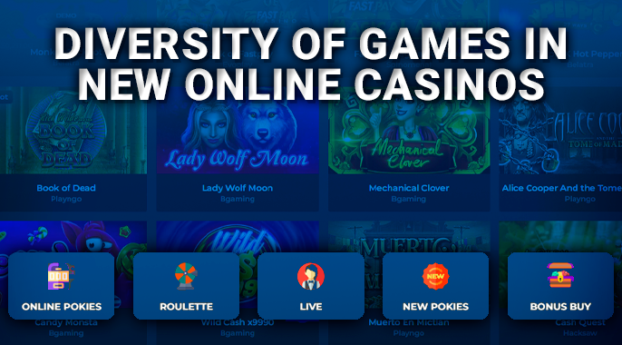 Gambling at new online casinos by category - best pokies to play