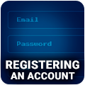 Registering an Account Icon