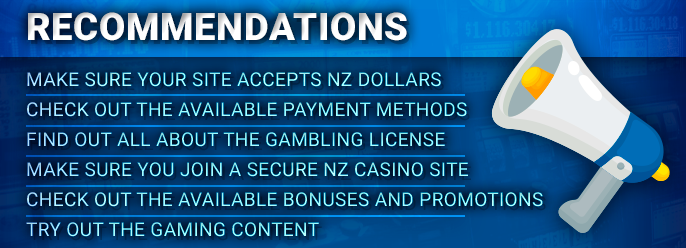 How to choose the best NZD casino from all presented - criteria for choosing online casinos for New Zealand players