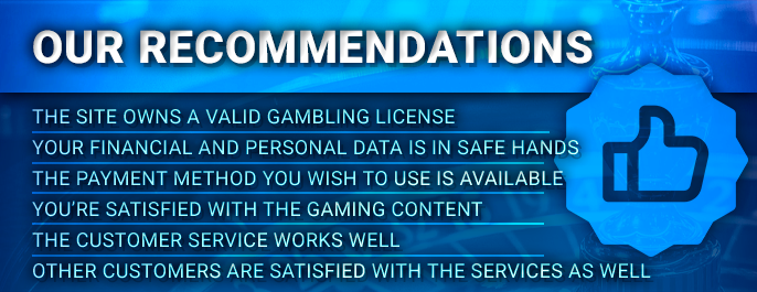 Recommendations for choosing the best safe online casino - what criteria to focus on when choosing