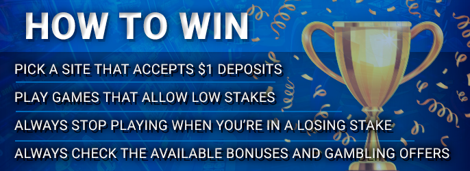 How to win at online casinos with a deposit of one dollar - tips for players from New Zealand